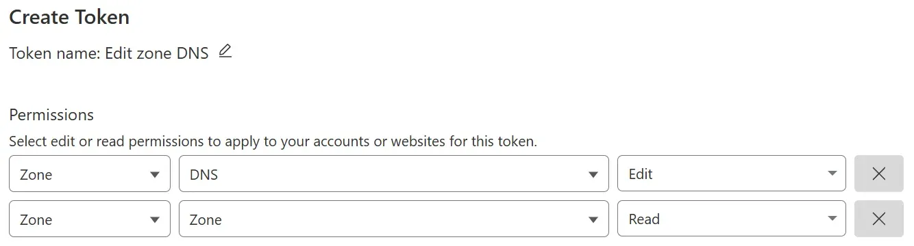 A screenshot of the Cloudflare web-based user interface