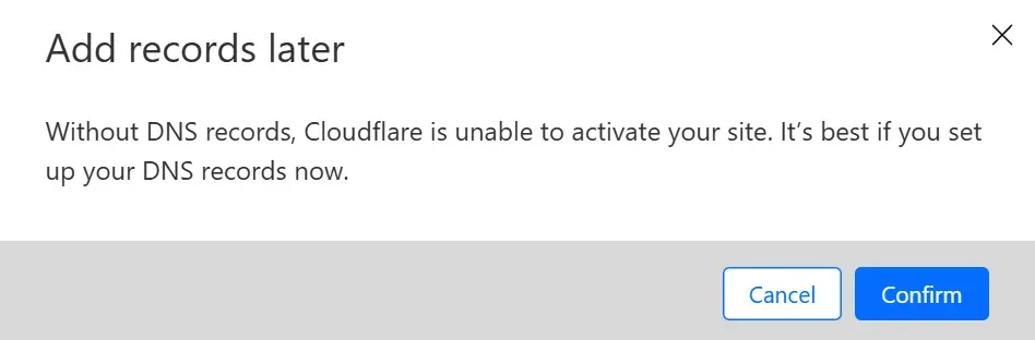 A screenshot of the Cloudflare web-based user interface