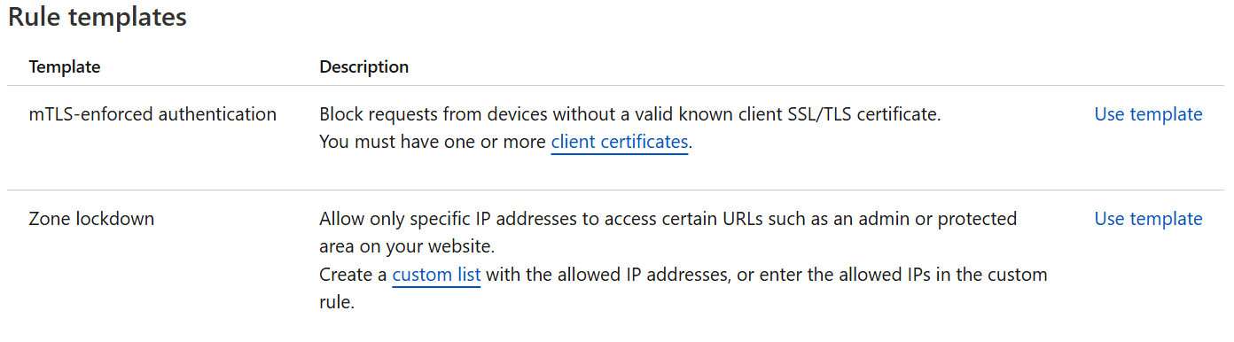 Zone lockdown template Zone lockdown template.