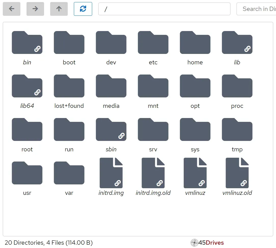 A screenshot of the Cockpit web-based user interface