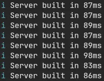 Wow such fast! 1327ms to compile