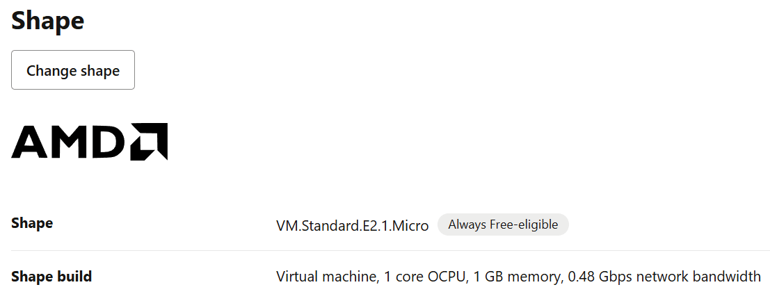Choosing a Shape while creating a compute instance in OCI Choosing a Shape while creating a compute instance in OCI.