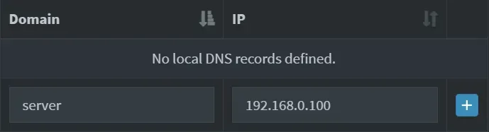 Pi-Hole Local DNS Records.